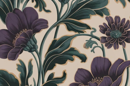 Moody Floral Phone Wallpapers for a Dramatic Look