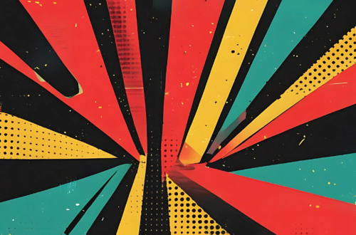 Vibrant Retro Pop Art Backdrop Inspiration