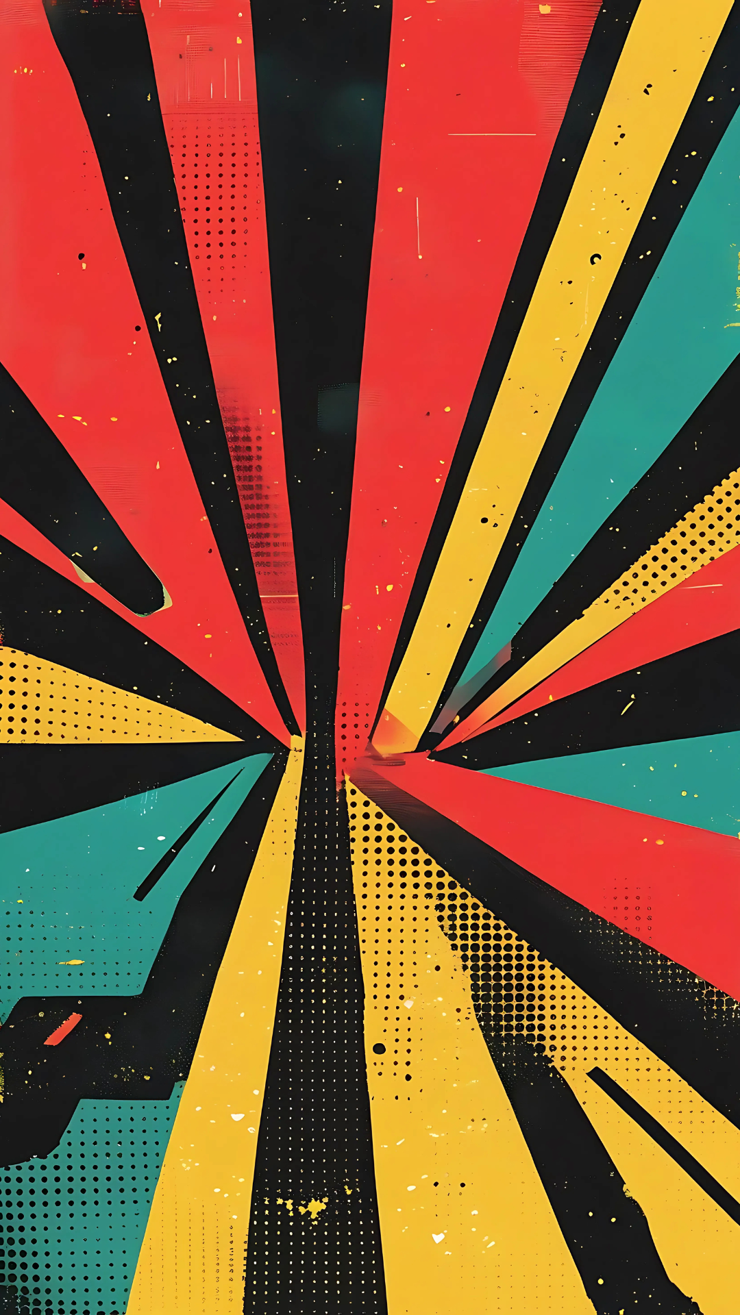 Vibrant Retro Pop Art Backdrop Inspiration