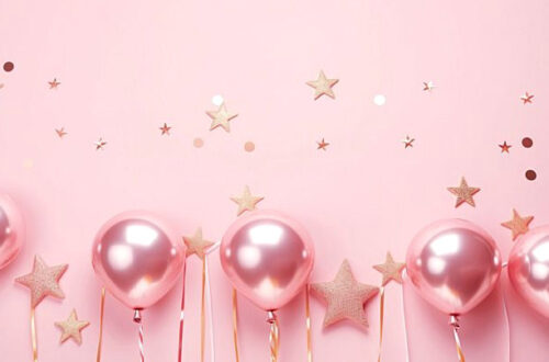 Free Holiday Wallpaper: Glittering Star & Confetti Backgrounds