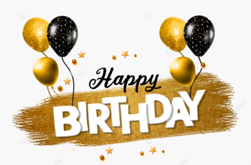 Golden Birthday Decorations Free Vector Golden Birthday Decorations Free Vector