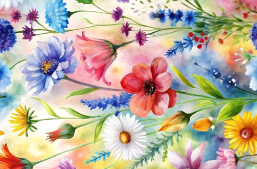 Bring Vibrant Life to Your Garden with Floral Patterns