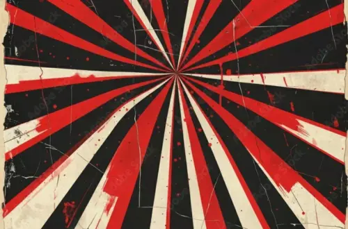 Bold Red Explosion Poster Design