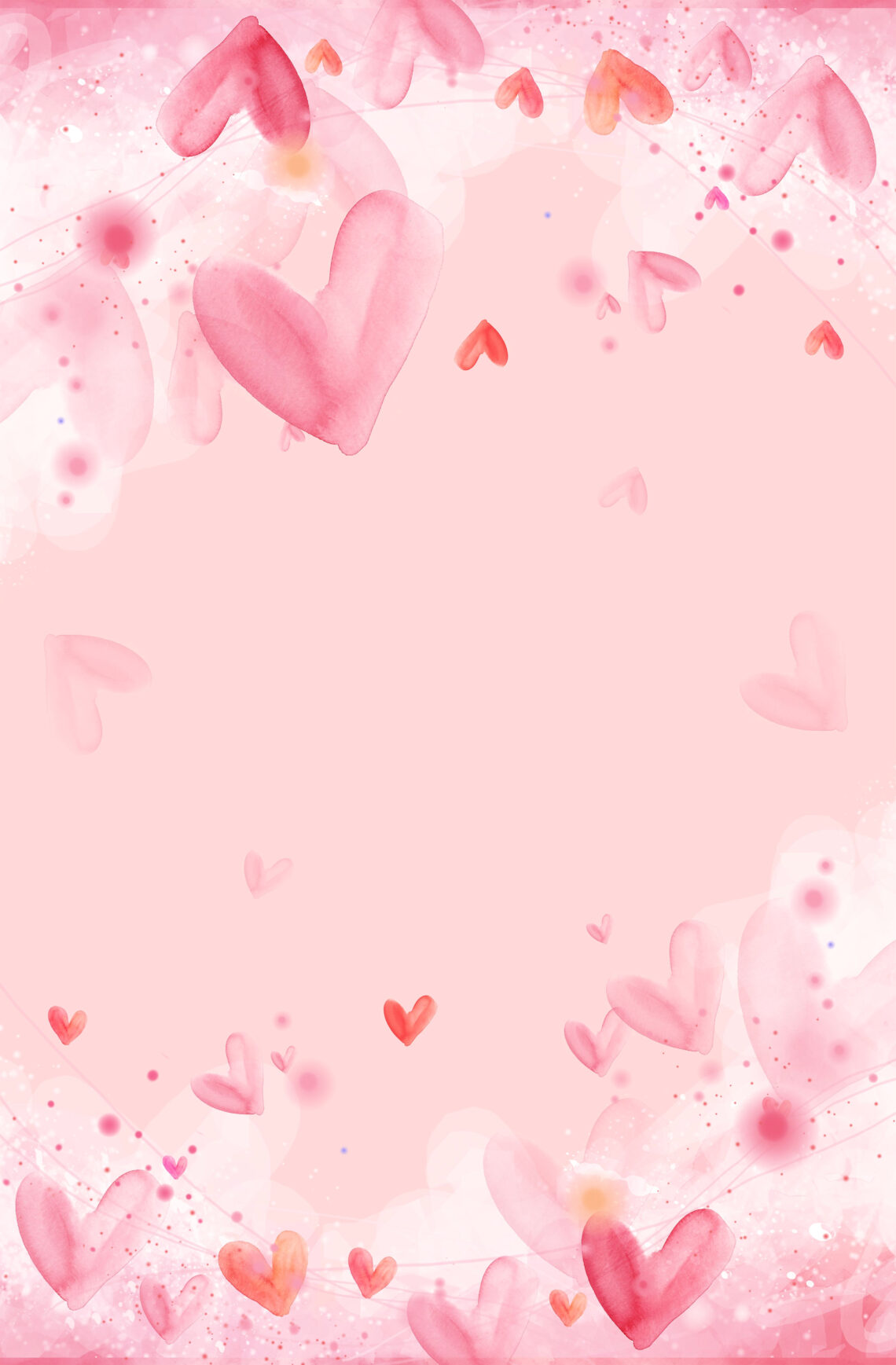 Heart-Shaped Fantasy Background for Free Download
