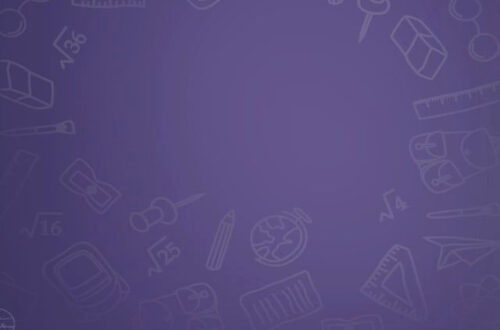Free Purple Minimalist Backgrounds for School Season