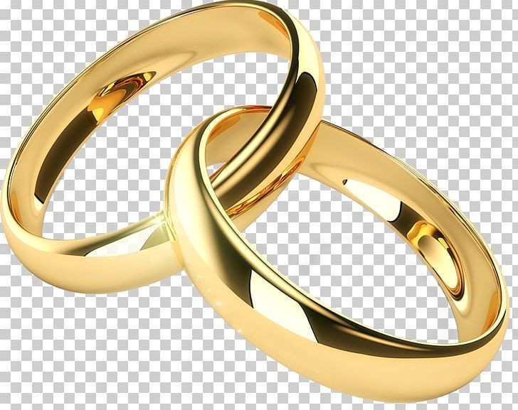 Shine On: 24K Gold Wedding Ring PNG