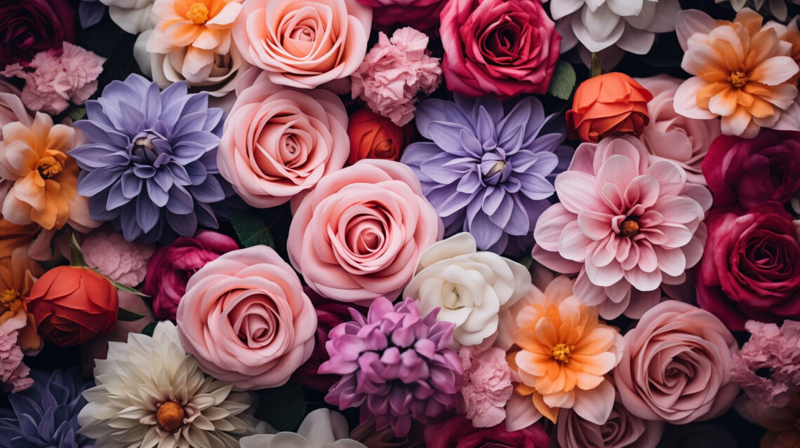 Stunning Nature Blooms: Beautiful Flower Backgrounds